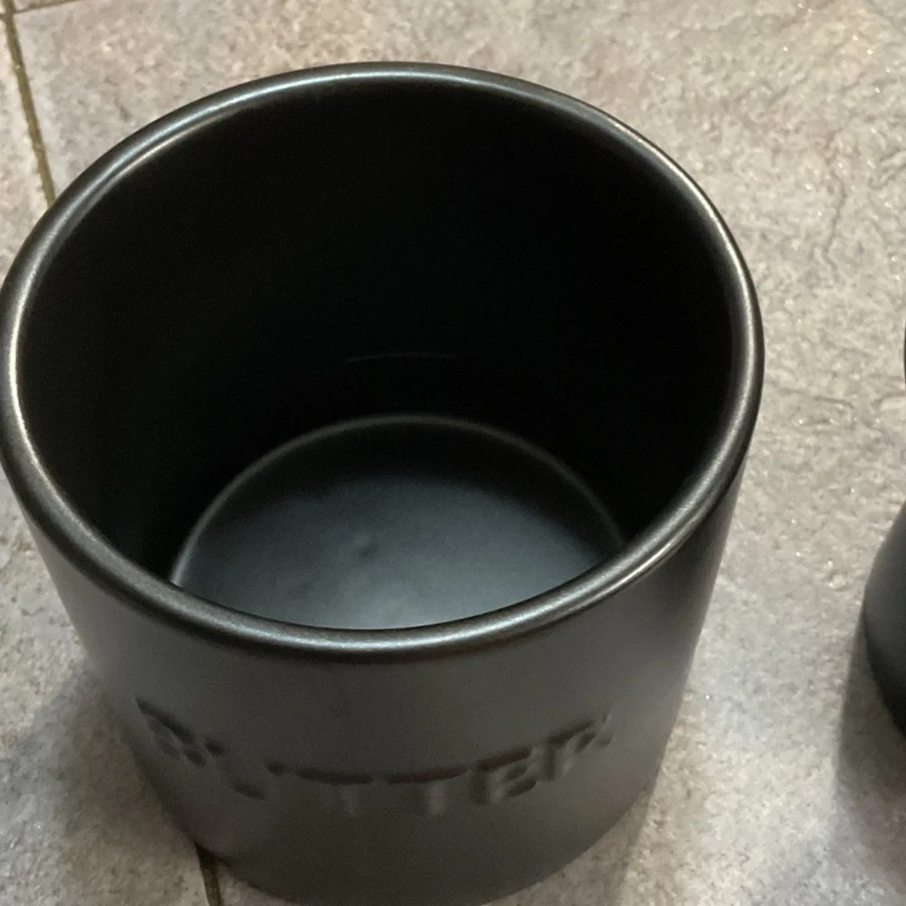 Black Butter Dish